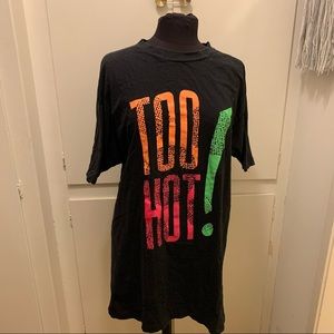 TOO HOT! Graphic beach cover up.
